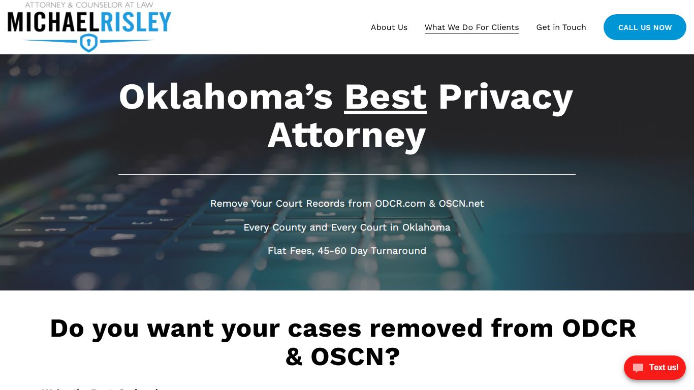 How to Remove Your Records from ODCR & OSCN — Michael A. Risley ...